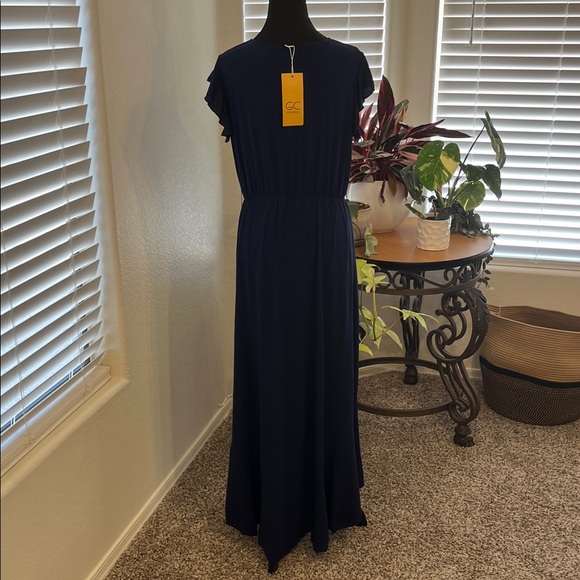 Grecerelle Navy High Low Dress Size M NWT - Picture 8 of 10